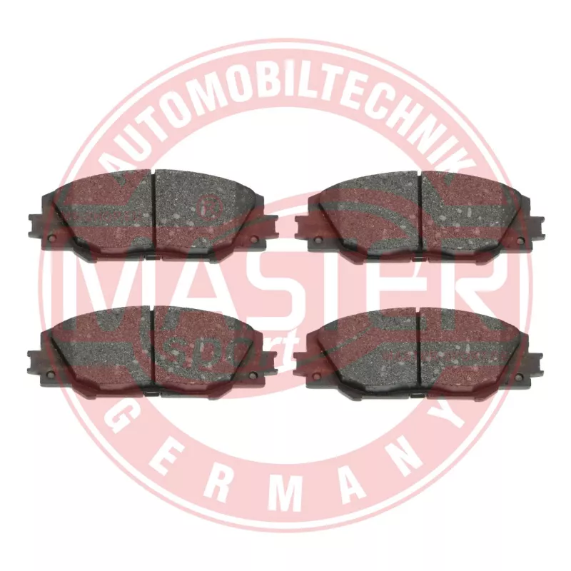 Jeu de 4 plaquettes de frein avant MASTER-SPORT GERMANY 13046057662N-SET-MS - Visuel 1