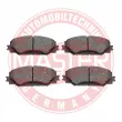 MASTER-SPORT GERMANY 13046057672N-SET-MS - Jeu de 4 plaquettes de frein avant