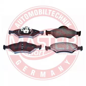 Jeu de 4 plaquettes de frein avant MASTER-SPORT GERMANY OEM 1E123323Z