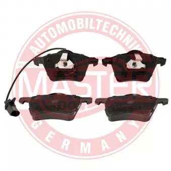 Jeu de 4 plaquettes de frein avant MASTER-SPORT GERMANY OEM 1M212K021AA