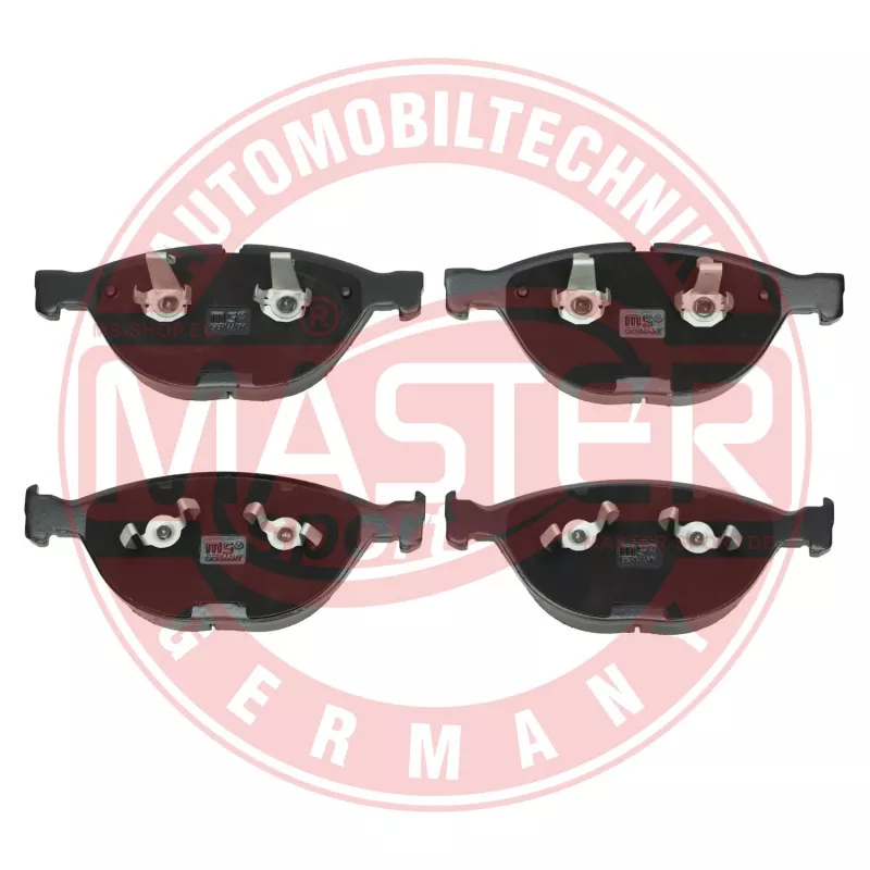 Jeu de 4 plaquettes de frein avant MASTER-SPORT GERMANY 13046072102N-SET-MS - Visuel 1
