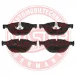 MASTER-SPORT GERMANY 13046072672N-SET-MS - Jeu de 4 plaquettes de frein avant