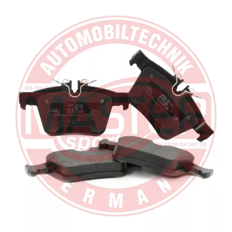 Jeu de 4 plaquettes de frein arrière MASTER-SPORT GERMANY 13046073042N-SET-MS - Visuel 2