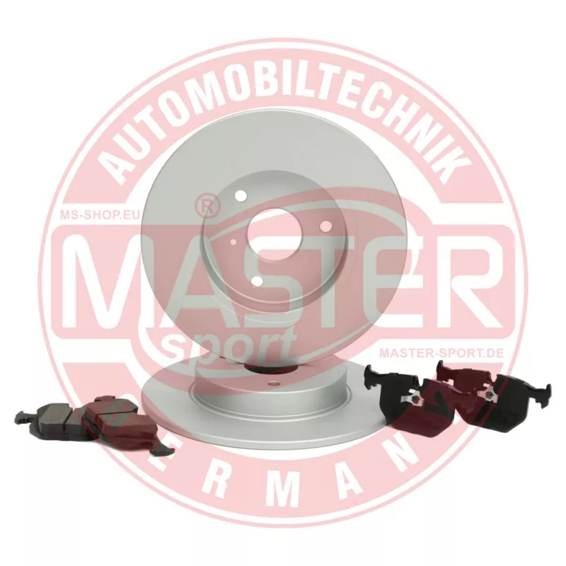 Kit de disques et plaquettes avant MASTER-SPORT GERMANY 200901360 - Visuel 1