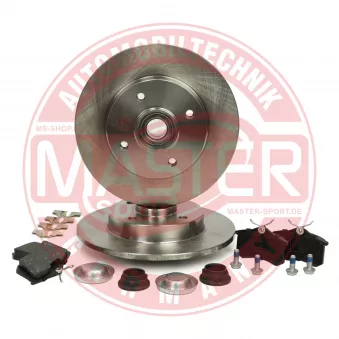 Kit de disques et plaquettes arrière MASTER-SPORT GERMANY [200901710]
