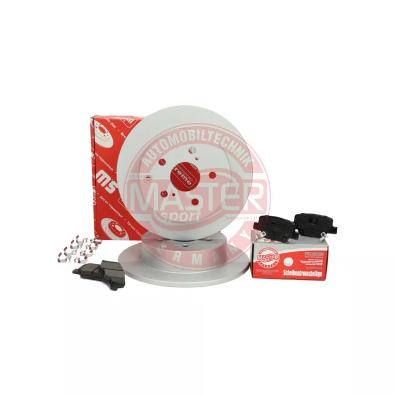 Kit de disques et plaquettes arrière MASTER-SPORT GERMANY 201101680 - Visuel 1