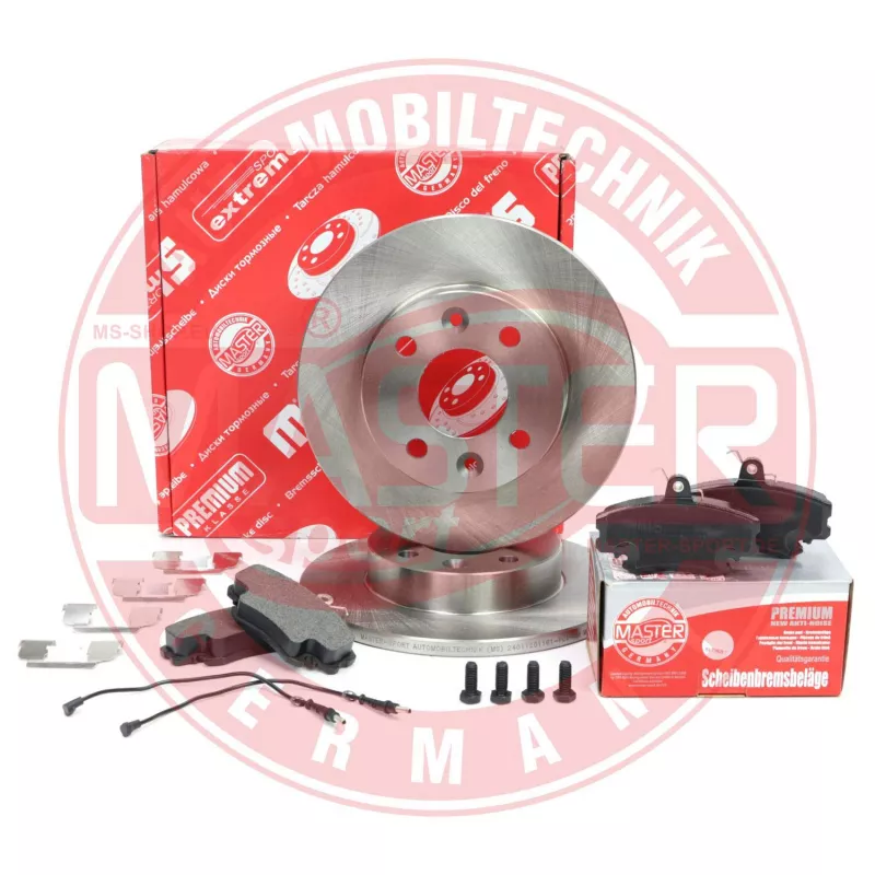 Kit de disques et plaquettes avant MASTER-SPORT GERMANY 201201160 - Visuel 1