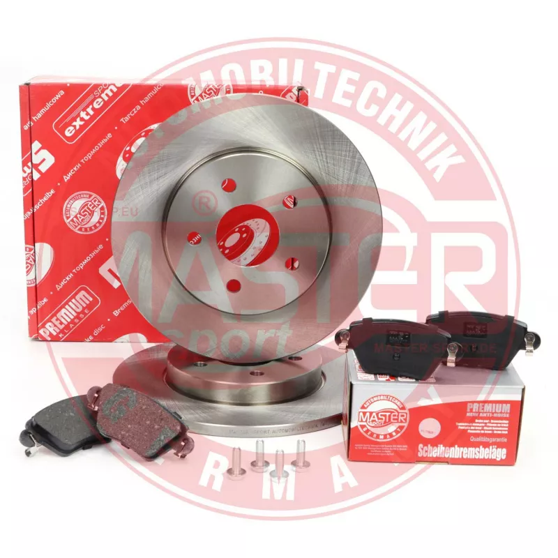 Kit de disques et plaquettes arrière MASTER-SPORT GERMANY 201201540 - Visuel 1