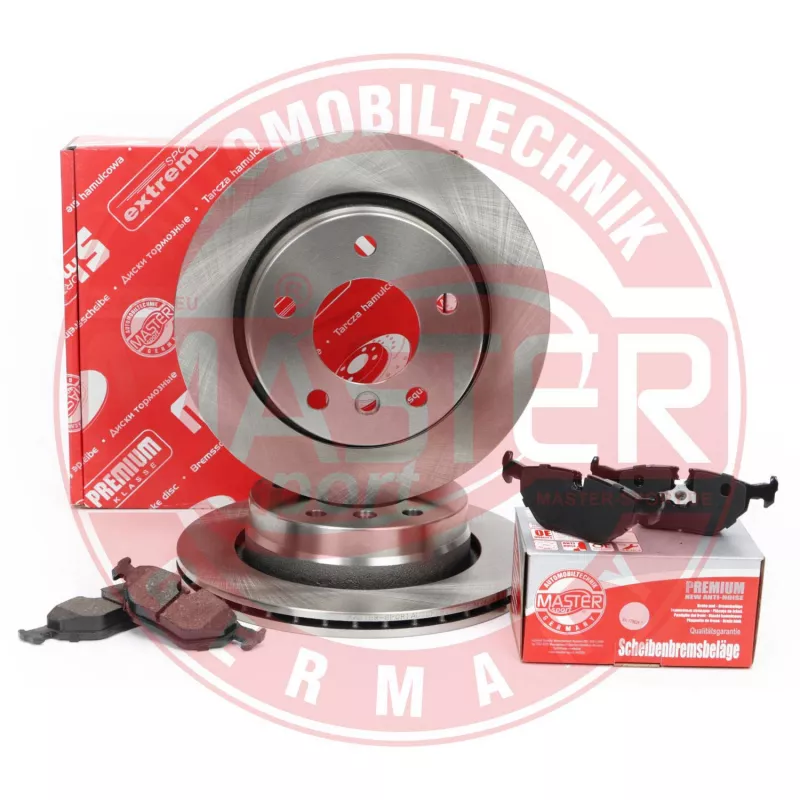 Kit de disques et plaquettes arrière MASTER-SPORT GERMANY 201901070 - Visuel 1