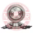 MASTER-SPORT GERMANY 202001540 - Kit de disques et plaquettes arrière
