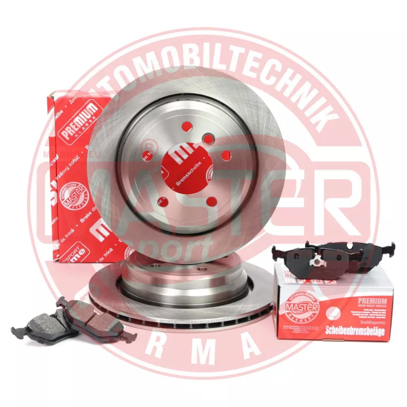 Kit de disques et plaquettes arrière MASTER-SPORT GERMANY 202001540 - Visuel 1