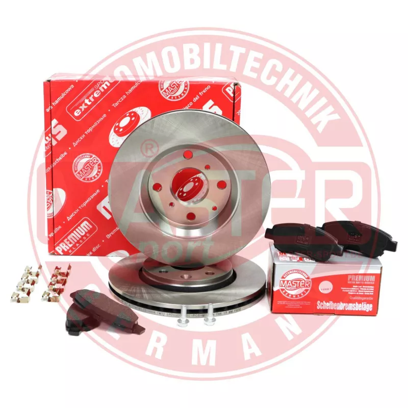 Kit de disques et plaquettes avant MASTER-SPORT GERMANY 202001800 - Visuel 1