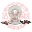 MASTER-SPORT GERMANY 202201030 - Kit de disques et plaquettes avant