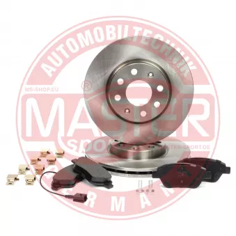 Kit de disques et plaquettes avant MASTER-SPORT GERMANY [202202310]