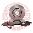Kit de disques et plaquettes avant MASTER-SPORT GERMANY [202501130]