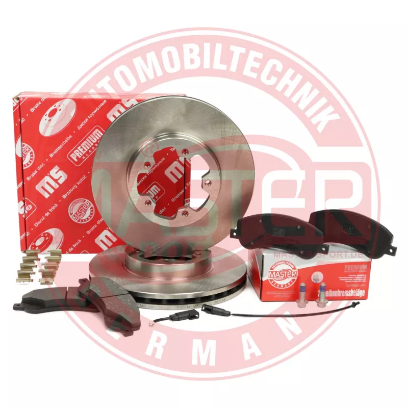 Kit de disques et plaquettes avant MASTER-SPORT GERMANY 202801560 - Visuel 1
