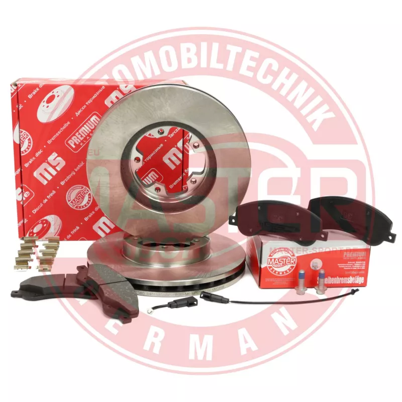 Kit de disques et plaquettes avant MASTER-SPORT GERMANY 202801560 - Visuel 2