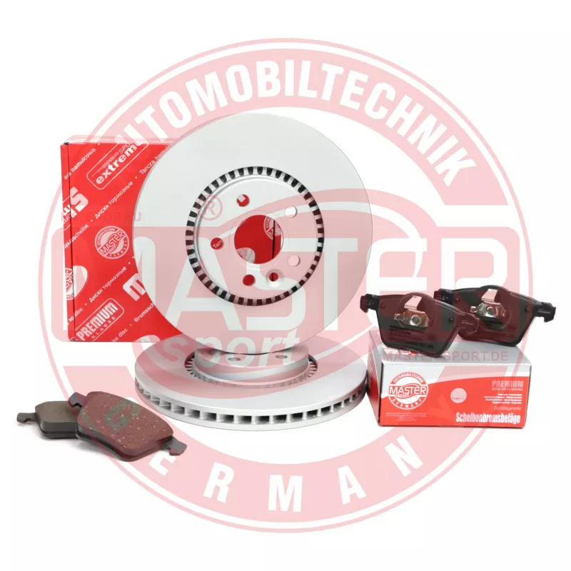 Kit de disques et plaquettes avant MASTER-SPORT GERMANY 202801620 - Visuel 1