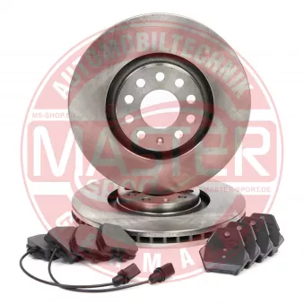 Kit de disques et plaquettes avant MASTER-SPORT GERMANY [203001131]