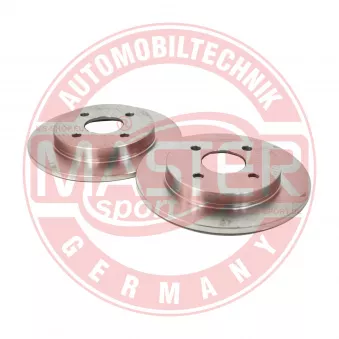 Jeu de 2 disques de frein arrière MASTER-SPORT GERMANY OEM 7204066