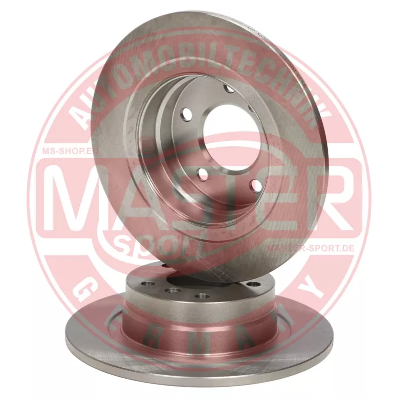 Jeu de 2 disques de frein arrière MASTER-SPORT GERMANY 24011003151-SET-MS - Visuel 2