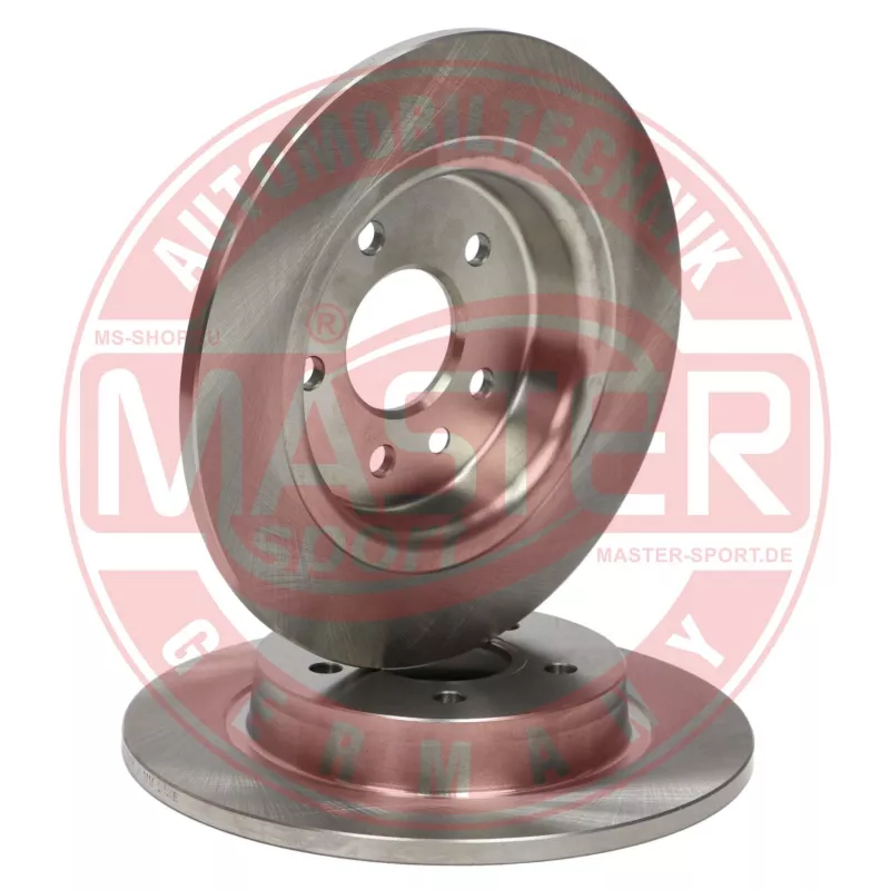 Jeu de 2 disques de frein arrière MASTER-SPORT GERMANY 24011101581-SET-MS - Visuel 1