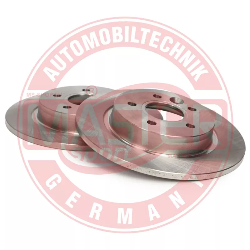 Jeu de 2 disques de frein arrière MASTER-SPORT GERMANY 24011101581-SET-MS - Visuel 2