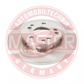 Jeu de 2 disques de frein avant MASTER-SPORT GERMANY OEM 1244211312