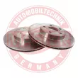 MASTER-SPORT GERMANY 24011801291-SET-MS - Jeu de 2 disques de frein avant