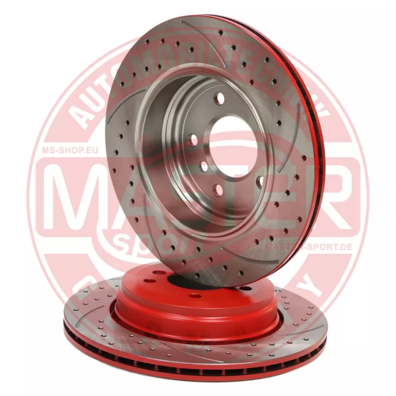 Jeu de 2 disques de frein arrière MASTER-SPORT GERMANY 24012001831SE-SET-MS - Visuel 1