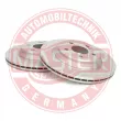 MASTER-SPORT GERMANY 24012201921-SET-MS - Jeu de 2 disques de frein arrière