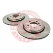 MASTER-SPORT GERMANY 24012202091PR-PCS-MS - Jeu de 2 disques de frein arrière