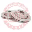MASTER-SPORT GERMANY 24012202241-SET-MS - Jeu de 2 disques de frein arrière