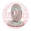 MASTER-SPORT GERMANY 24012202321-SET-MS - Jeu de 2 disques de frein avant