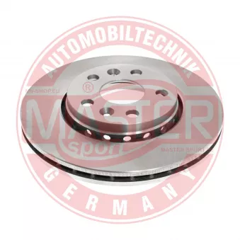Jeu de 2 disques de frein avant MASTER-SPORT GERMANY OEM 4154200701