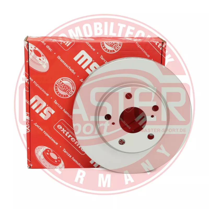 Jeu de 2 disques de frein avant MASTER-SPORT GERMANY 24012501781-PCS-MS - Visuel 2