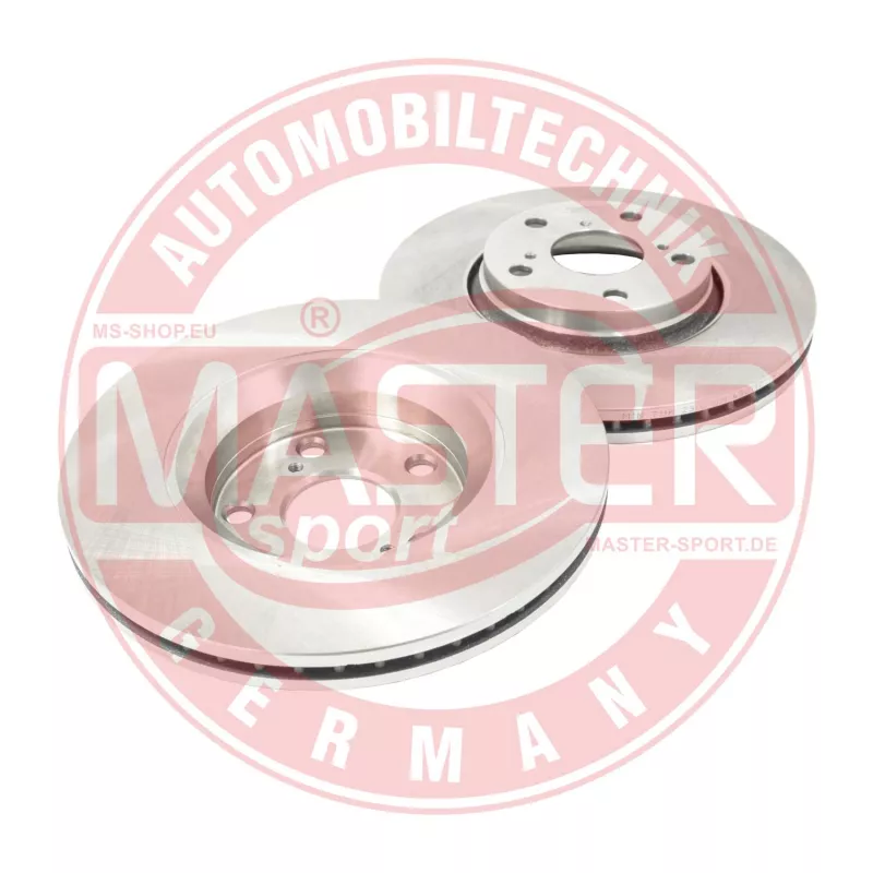 Jeu de 2 disques de frein avant MASTER-SPORT GERMANY 24012601561-SET-MS - Visuel 1