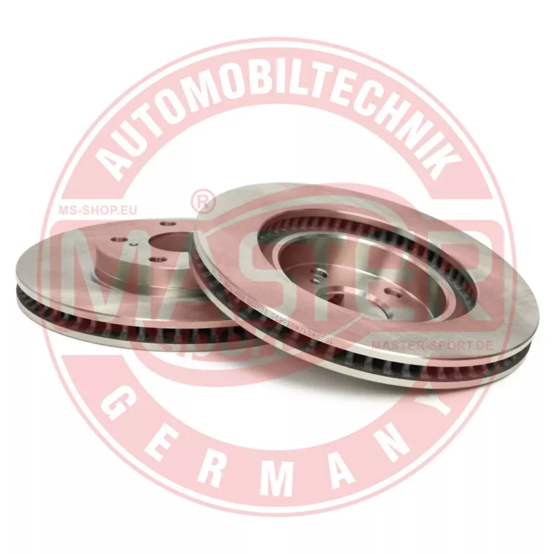 Jeu de 2 disques de frein avant MASTER-SPORT GERMANY 24012801591-SET-MS - Visuel 2