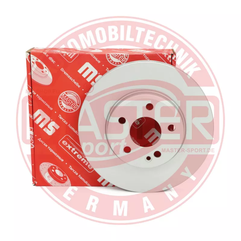 Jeu de 2 disques de frein avant MASTER-SPORT GERMANY 24012802761-PCS-MS - Visuel 2