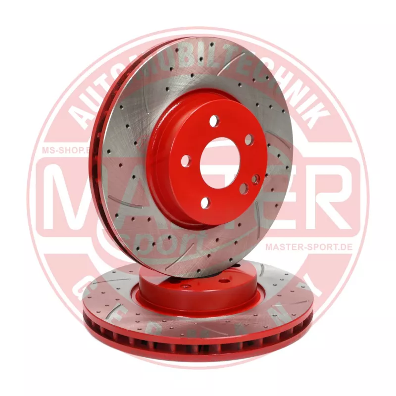 Jeu de 2 disques de frein avant MASTER-SPORT GERMANY 24013201001SE-SET-MS - Visuel 1