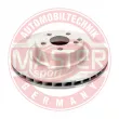 MASTER-SPORT GERMANY 24013201151-PCS-MS - Jeu de 2 disques de frein avant