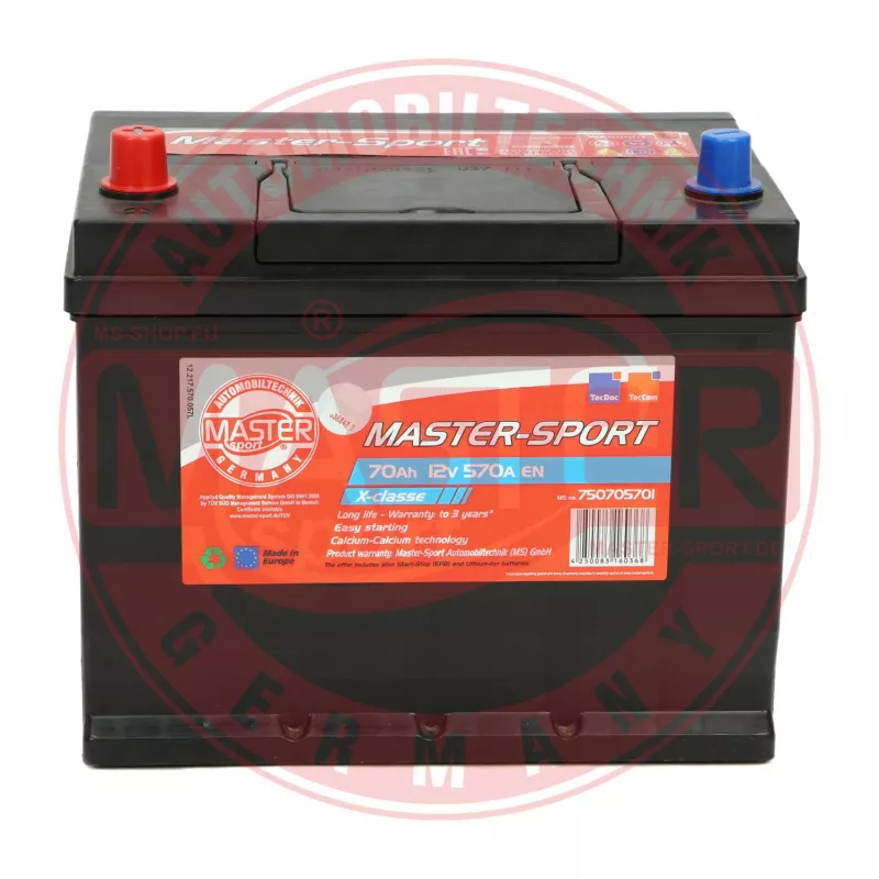 Batterie de démarrage MASTER-SPORT GERMANY 750705701 - Visuel 1
