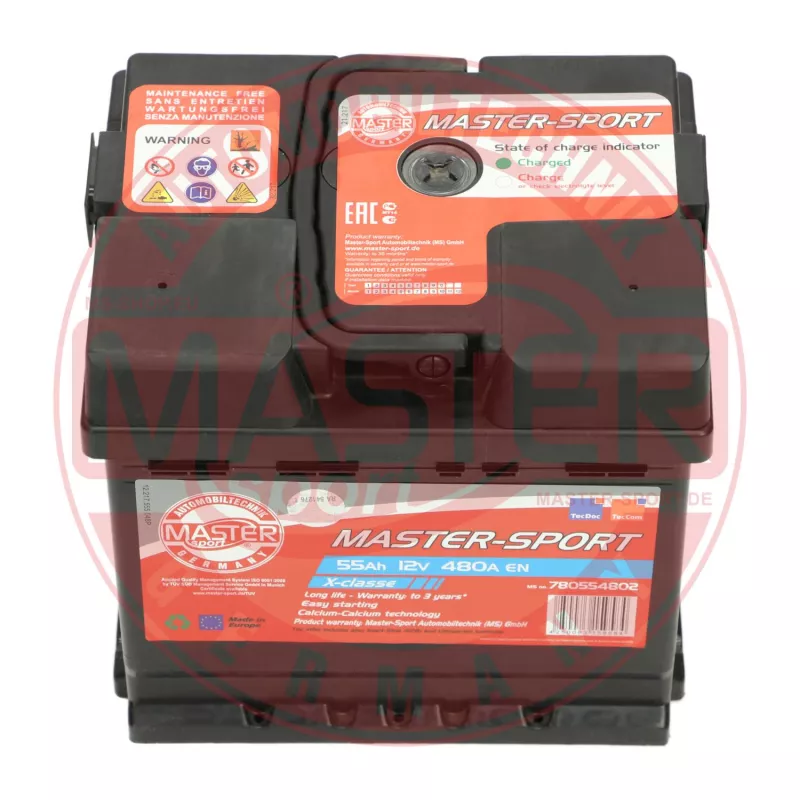 Batterie de démarrage MASTER-SPORT GERMANY 780554802 - Visuel 1