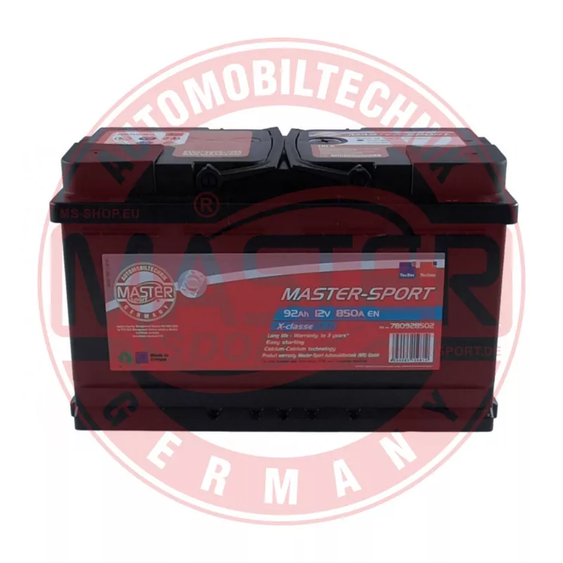 Batterie de démarrage MASTER-SPORT GERMANY 780928502 - Visuel 1