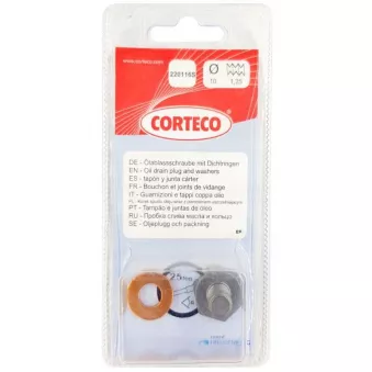 CORTECO 220116S - Vis-bouchon, carter d'huile
