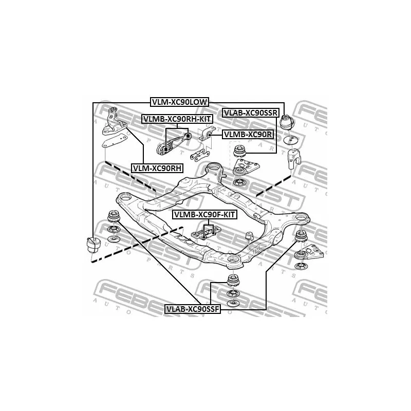 Support moteur TEKNÖR ZPS-VV-004F - Visuel 1