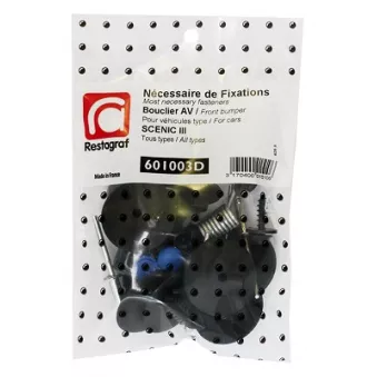Kit de clip de fixation, carrosserie RESTAGRAF 601003D pour RENAULT SCENIC 1.6 E85 - 110cv
