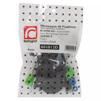 Kit de clip de fixation, carrosserie RESTAGRAF 601012D