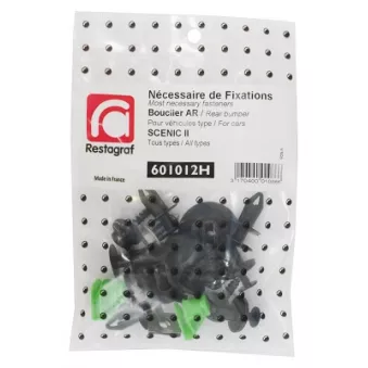 Kit de clip de fixation, carrosserie RESTAGRAF 601012H
