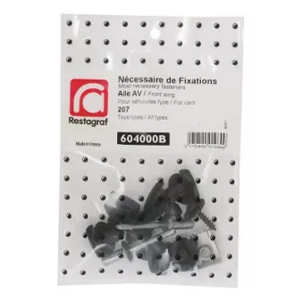 Kit de clip de fixation, carrosserie RESTAGRAF 604000B pour PEUGEOT 3008 1.6 HDI - 109cv